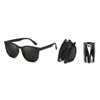 Lakshiv Enterprise Folding Sunglasses Black - Compact Portable UV400 Protection Foldable Sunglasses 