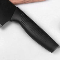 Lakshiv Enterprise Kitchen Knife Set with Chef Knife, Cleaver Knife and Utility Knife – Black Blades