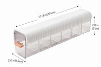 Lakshiv 6 Cell Wall Mounted Wardrobe Storage Box with Switchable Compartments & Slide-Out Drawer | S