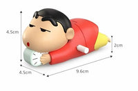 Wind-Up Crawling Toy Figure with Rotating Side Knob and Boxed Packaging