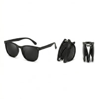 Lakshiv Enterprise Folding Sunglasses Black - Compact Portable UV400 Protection Foldable Sunglasses 