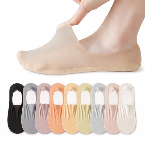 Lakshiv Enterprise No Show Socks for Women | Low Cut Invisible Socks for Flats Heels Sneakers | Sili