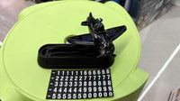 Lakshiv Solar Powered Aircraft Number Plate Car Dashboard Perfume Diffuser with 360° Rotating Propel