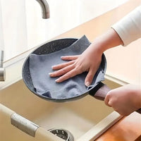 Lakshiv Enterprise Microfiber Cleaning Cloth Roll | Reusable Tear-Off Cleaning Towels Roll for Kitch