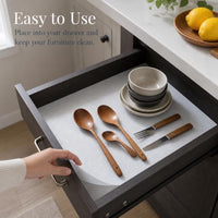 Lakshiv Enterprise Kitchen Shelf Liner Roll for Fridge Drawer 45cm x 5m, Cabinet & Refrigerator Shel