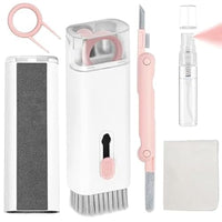 Electronics Cleaning Kit with Brush, Key Puller, Spray Bottle, Pen Tool and Storage Case for Phone, 