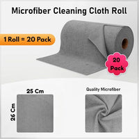 Lakshiv Enterprise Microfiber Cleaning Cloth Roll | Reusable Tear-Off Cleaning Towels Roll for Kitch
