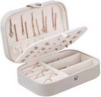 Lakshiv Enterprise Jewellery Storage Box for Rings Earrings Necklaces with Adjustable Compartments |