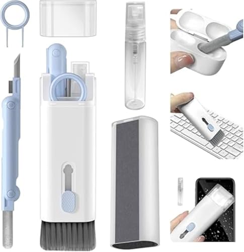 7 in 1 Electronic Cleaning Kit with Cleaning Pen, Keyboard Brush, Screen Cleaning Tool, Keycap Pulle