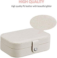 Lakshiv Enterprise Jewellery Storage Box for Rings Earrings Necklaces with Adjustable Compartments |