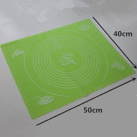 Silicone Baking Mat with Measurement Markings, Rectangular Non-Slip Dough Rolling Mat