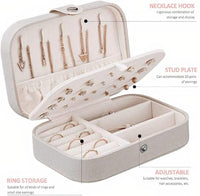 Lakshiv Enterprise Jewellery Storage Box for Rings Earrings Necklaces with Adjustable Compartments |