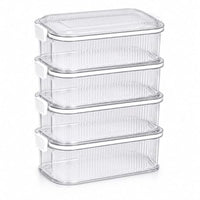 LAKSHIV Airtight Plastic Storage Containers Set for Kitchen & Pantry | Leak-Proof Fridge Storage Box