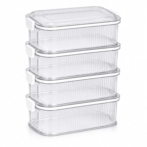 LAKSHIV Airtight Plastic Storage Containers Set for Kitchen & Pantry | Leak-Proof Fridge Storage Box