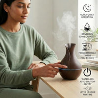 Lakshiv Aroma Diffuser Humidifier for Room & Home with LED Light | Ultrasonic Cool Mist Air Humidifi