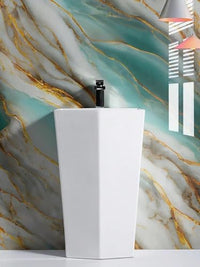 Lakshiv Enterprise Marble Pattern Self Adhesive Wallpaper Roll for Wall and Surface Covering, Green 
