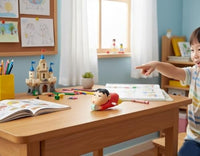 Wind-Up Crawling Toy Figure with Rotating Side Knob and Boxed Packaging