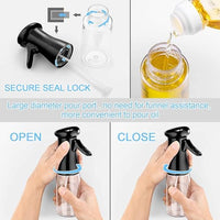 Lakshiv Enterprise Oil Spray Bottle for Cooking, Handheld Trigger Spray Bottle with Transparent Cont