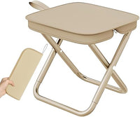 Lakshiv Enterprise Foldable Portable Stool with Carry Bag, Heavy Duty Metal Frame, Compact Folding C