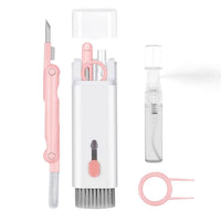 Electronics Cleaning Kit with Brush, Key Puller, Spray Bottle, Pen Tool and Storage Case for Phone, 