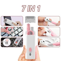 Electronics Cleaning Kit with Brush, Key Puller, Spray Bottle, Pen Tool and Storage Case for Phone, 