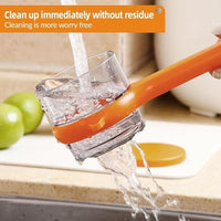 Vegetable Peeler with Peel Container | Handheld Fruit and Vegetable Peeling Tool with Built-in Colle
