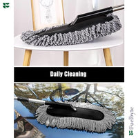 Car Duster with Extendable Handle, Microfiber Cleaning Head for Car Exterior Surface
