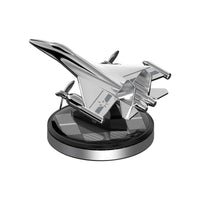 Lakshiv Enterprise Solar Powered Fighter Plane Car Air Freshener, 360° Rotating Propeller Dashboard 