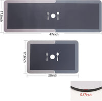 Lakshiv Enterprise 2 Pcs Kitchen Mats for Floor | Anti Slip Waterproof Memory Foam Kitchen Rugs | So