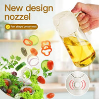 Lakshiv Enterprise Oil Dispenser Bottle with Handle, Gravity Lid Pouring Design, Glass Oil Bottle fo