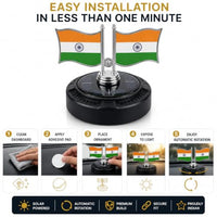 Lakshiv Enterprise Solar Powered Car Dashboard Decoration Items Car Air Freshener Diffuser Tricolor 