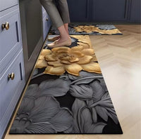 Lakshiv Enterprise 2 Pcs Kitchen Mats for Floor | Anti Slip Waterproof Memory Foam Kitchen Rugs | So
