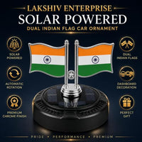 Lakshiv Enterprise Solar Powered Car Dashboard Decoration Items Car Air Freshener Diffuser Tricolor 