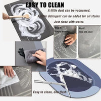 Lakshiv Enterprise 2 Pcs Kitchen Mats for Floor | Anti Slip Waterproof Memory Foam Kitchen Rugs | So