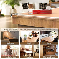 Transparent Table Edge Protector Strip with Self-Adhesive Backing for Furniture Corners and Edges