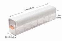 Lakshiv 6 Cell Wall Mounted Wardrobe Storage Box with Switchable Compartments & Slide-Out Drawer | S