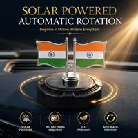 Lakshiv Enterprise Solar Powered Car Dashboard Decoration Items Car Air Freshener Diffuser Tricolor 
