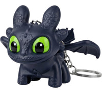 Lakshiv Dragon Keychain Toy with LED Light & Moving Wings, Night Fury Glowing Dragon Keychain | Mini