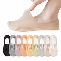 Lakshiv Enterprise No Show Socks for Women | Low Cut Invisible Socks for Flats Heels Sneakers | Sili