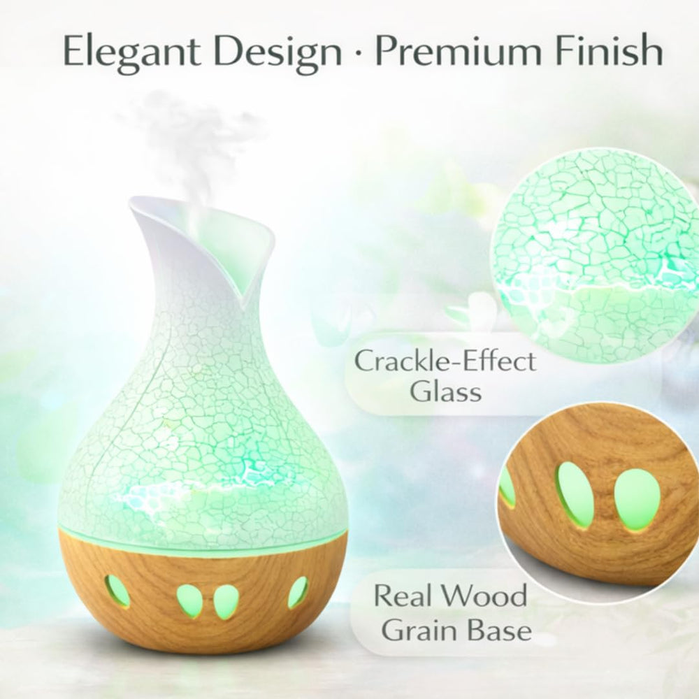Lakshiv Aroma Diffuser Humidifier for Room & Home with LED Light | Ultrasonic Cool Mist Air Humidifier for Bedroom |… - image