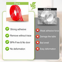 Transparent Table Edge Protector Strip with Self-Adhesive Backing for Furniture Corners and Edges