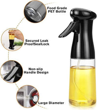 Lakshiv Enterprise Oil Spray Bottle for Cooking, Handheld Trigger Spray Bottle with Transparent Cont