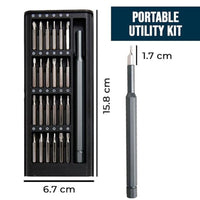 Precision Screwdriver Set with Case, 24-in-1 Mini Tool Kit for Mobile Phone, Watch, Camera and Small