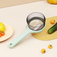 Vegetable Peeler with Peel Container | Handheld Fruit and Vegetable Peeling Tool with Built-in Colle