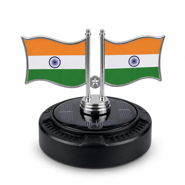 Lakshiv Enterprise Solar Powered Car Dashboard Decoration Items Car Air Freshener Diffuser Tricolor 
