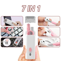 Electronics Cleaning Kit with Brush, Key Puller, Spray Bottle, Pen Tool and Storage Case for Phone, 