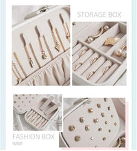Lakshiv Enterprise Jewellery Storage Box for Rings Earrings Necklaces with Adjustable Compartments |