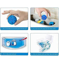 Toilet Bowl Cleaner Block Blue Solid Disc for Water Tank and Bowl Use