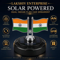 Lakshiv Enterprise Solar Powered Car Dashboard Decoration Items Car Air Freshener Diffuser Tricolor 