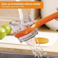 Vegetable Peeler with Peel Container | Handheld Fruit and Vegetable Peeling Tool with Built-in Colle
